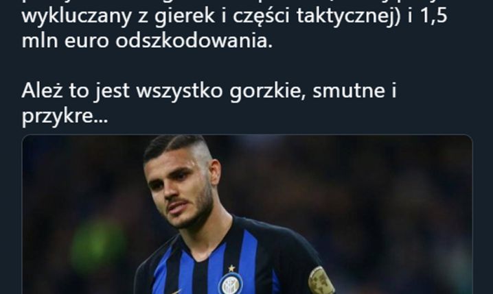 Mauro Icardi wchodzi na drogę prawną z Interem!